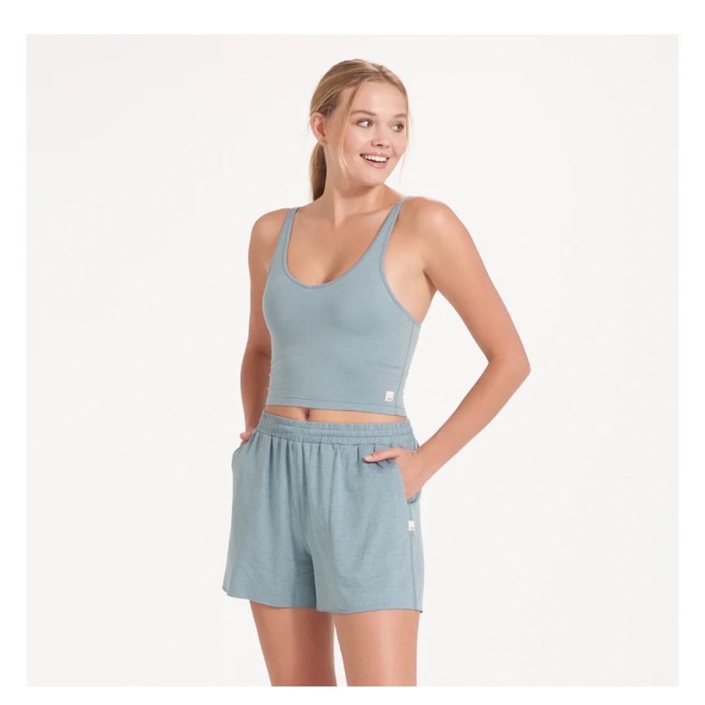 Vuori Halo Crop - Shade Heather